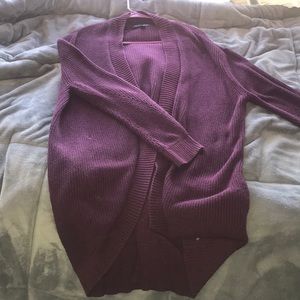 American eagle maroon cardigan